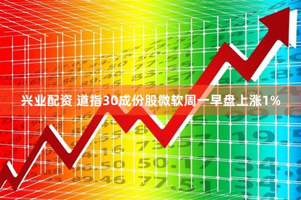 兴业配资 道指30成份股微软周一早盘上涨1%